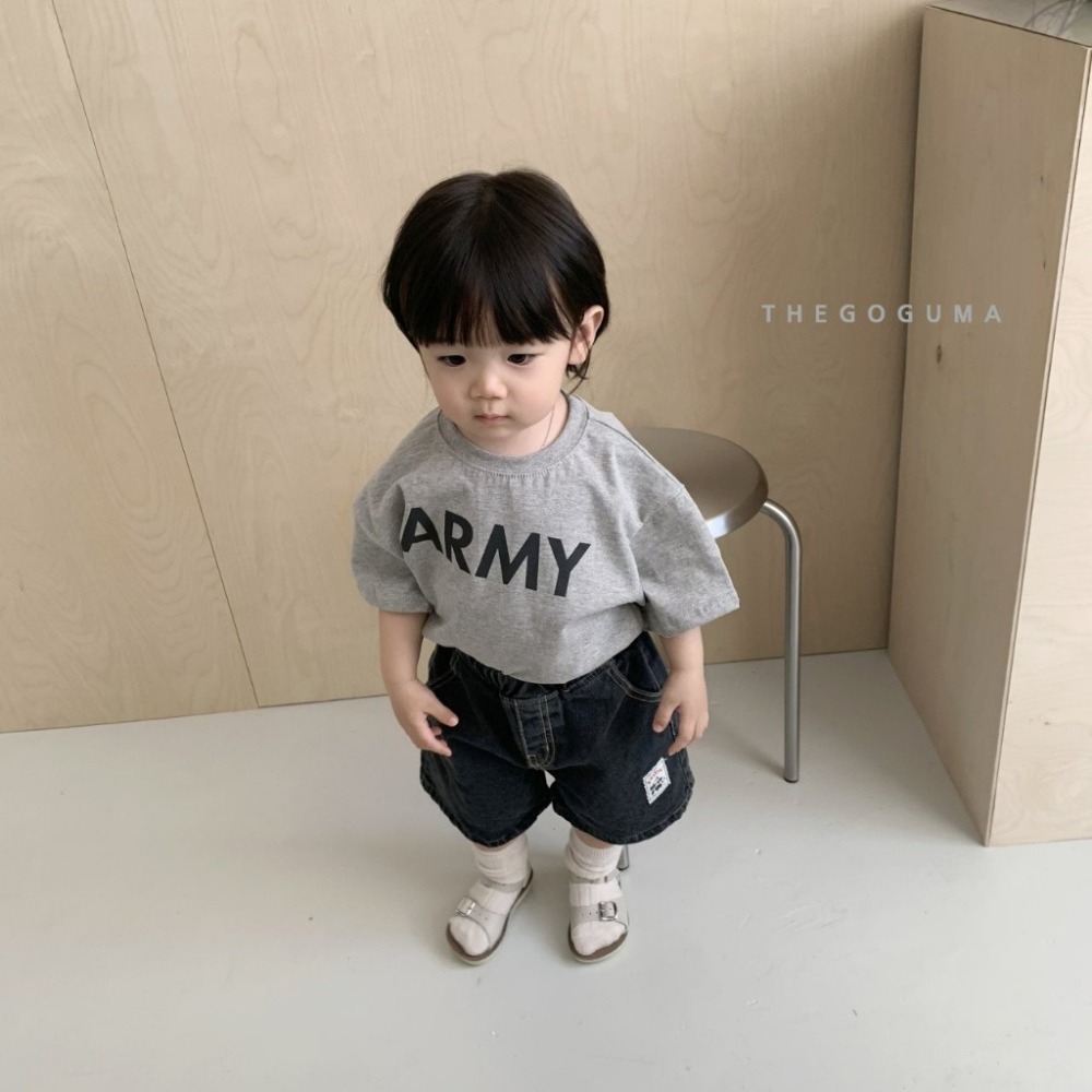 26夏 正韓 GOGUMA｜Natural Summer 帥氣小標 造型牛仔短褲 大推款-細節圖4