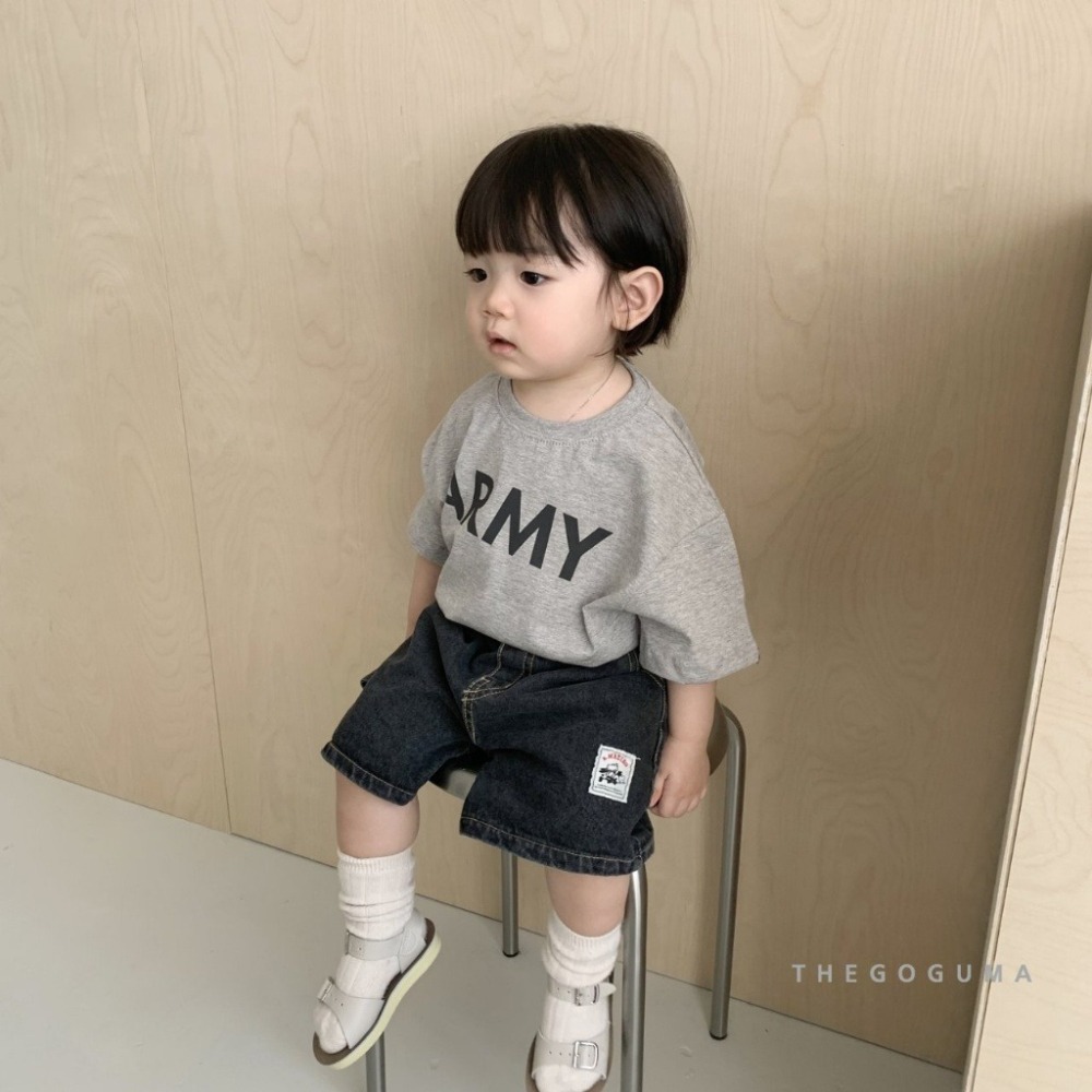 26夏 正韓 GOGUMA｜Natural Summer 帥氣小標 造型牛仔短褲 大推款-細節圖6