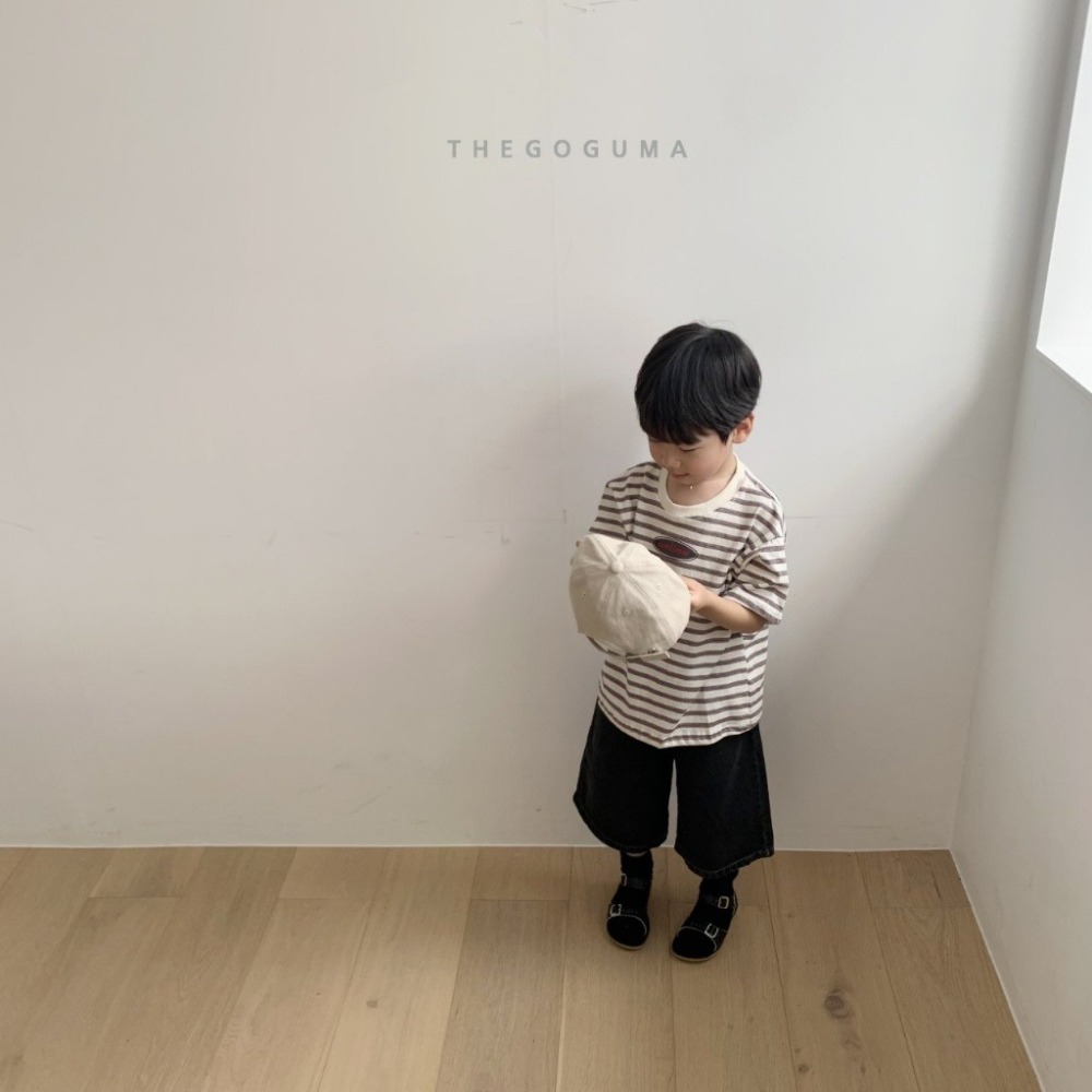 26夏 正韓 GOGUMA｜Natural Summer 簡約配色 條紋T-細節圖2