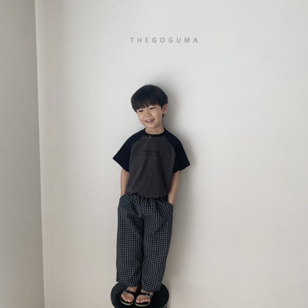 26夏 正韓 GOGUMA｜Natural Summer 字母棒球短袖T-細節圖4