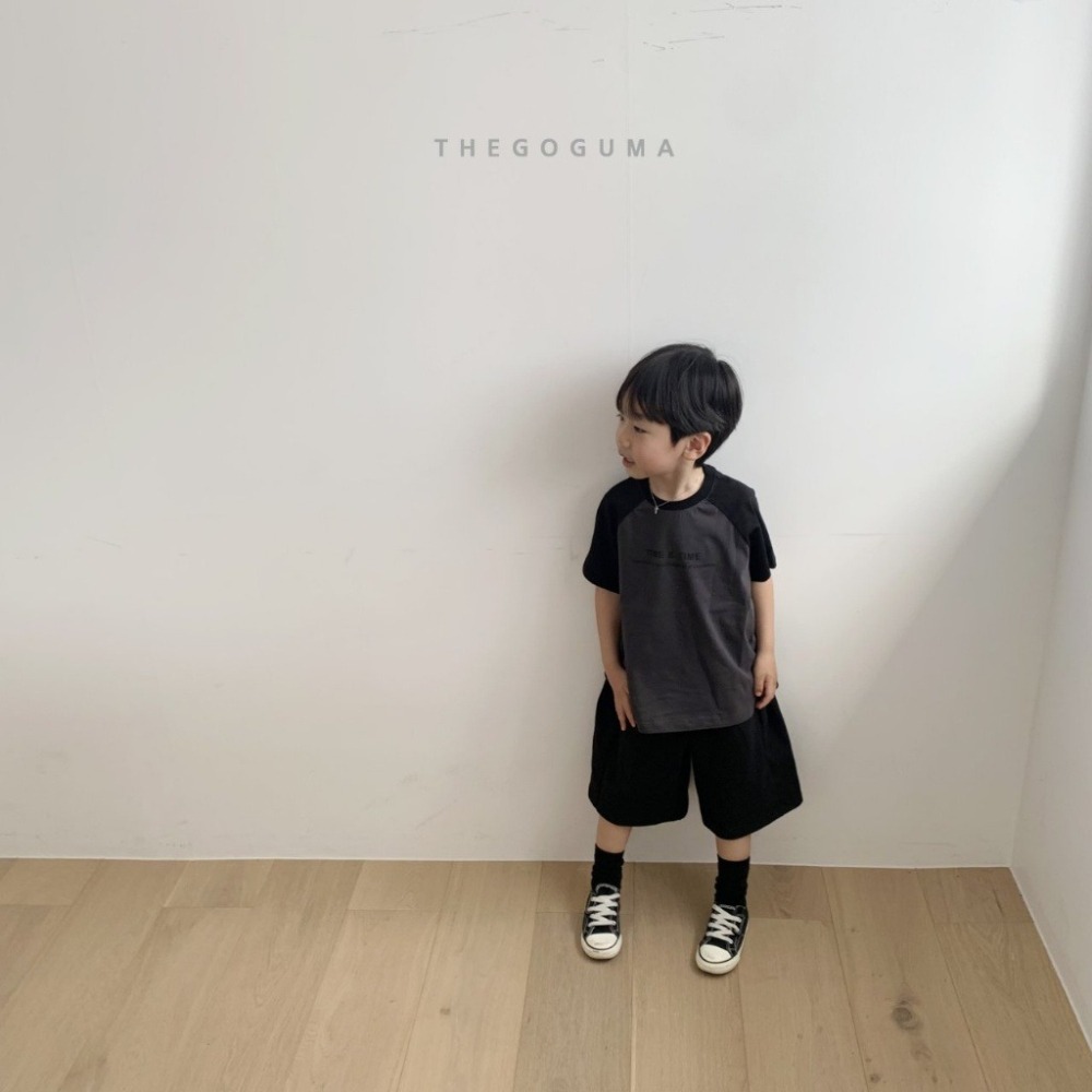 26夏 正韓 GOGUMA｜Natural Summer 字母棒球短袖T-細節圖5