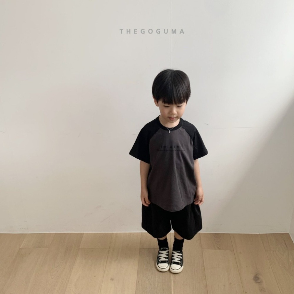 26夏 正韓 GOGUMA｜Natural Summer 字母棒球短袖T-細節圖6