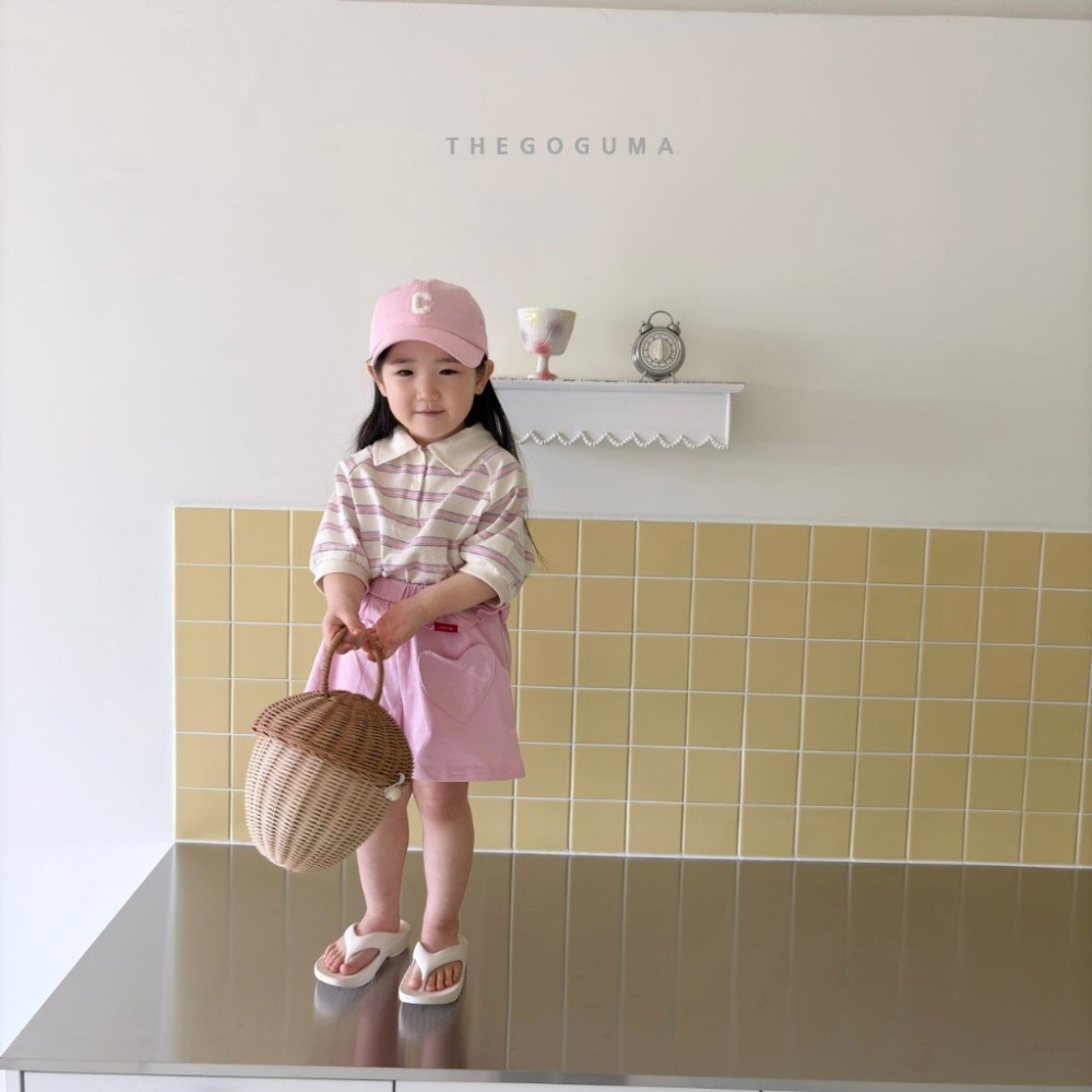 26夏 正韓 GOGUMA｜Natural Summer 荷葉邊 愛心短褲-細節圖2