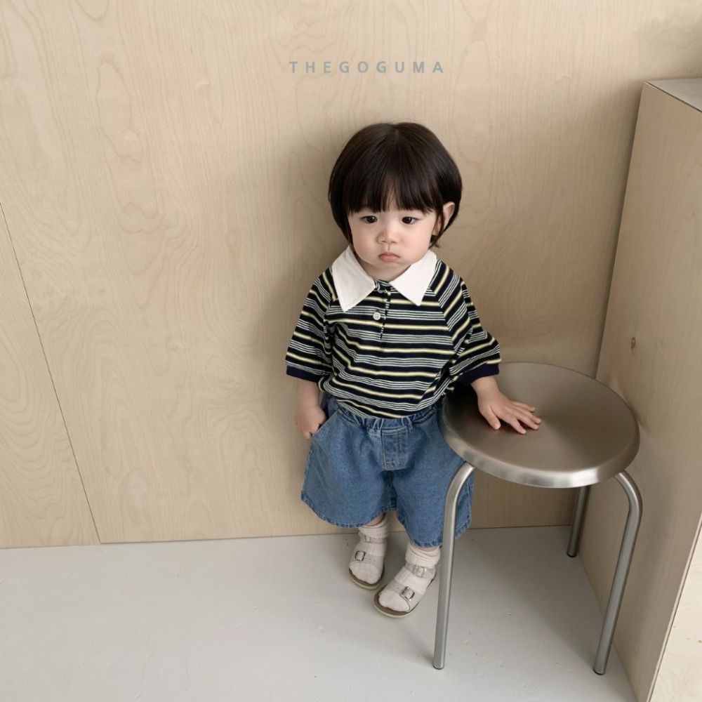 26夏 正韓 GOGUMA｜Natural Summer 後車線 小紅標 牛仔短褲-細節圖2