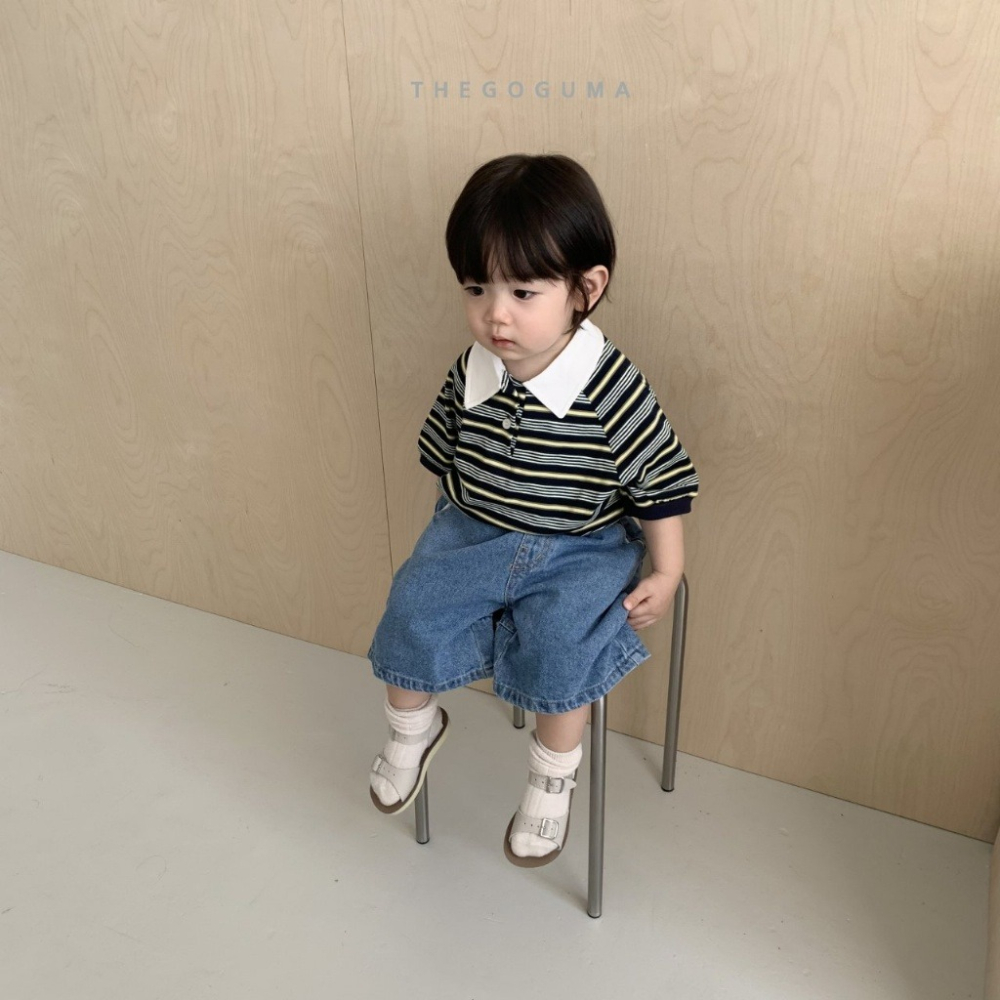 26夏 正韓 GOGUMA｜Natural Summer 後車線 小紅標 牛仔短褲-細節圖3