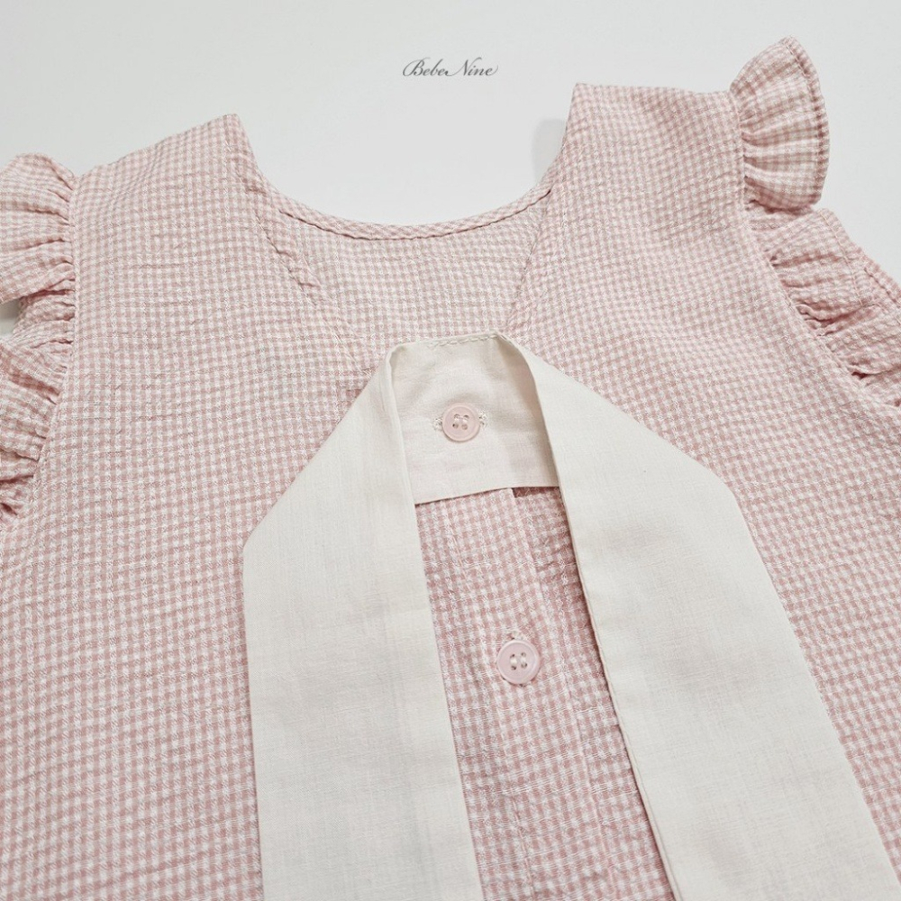 26夏 正韓 BEBENINE｜Milk Beige 浪漫荷葉套裝 大推款-細節圖6