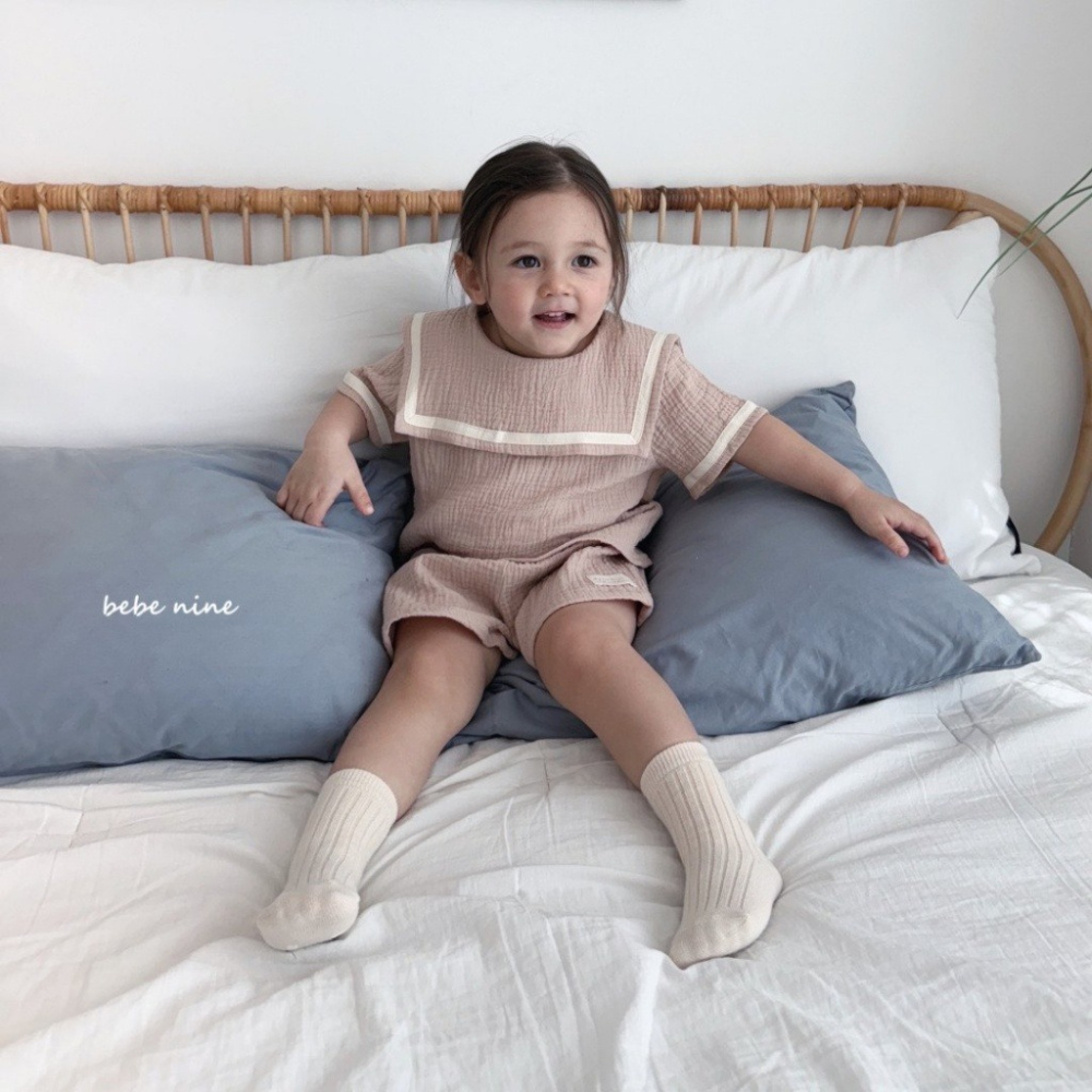 26夏 正韓 BEBENINE｜Milk Beige 莫蘭迪色系 中筒襪 （四雙一組）-細節圖3