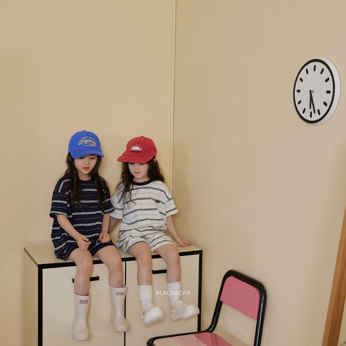 26夏 正韓 BLACKBEAN｜Everyday Basic 簡約條紋 套裝-細節圖4