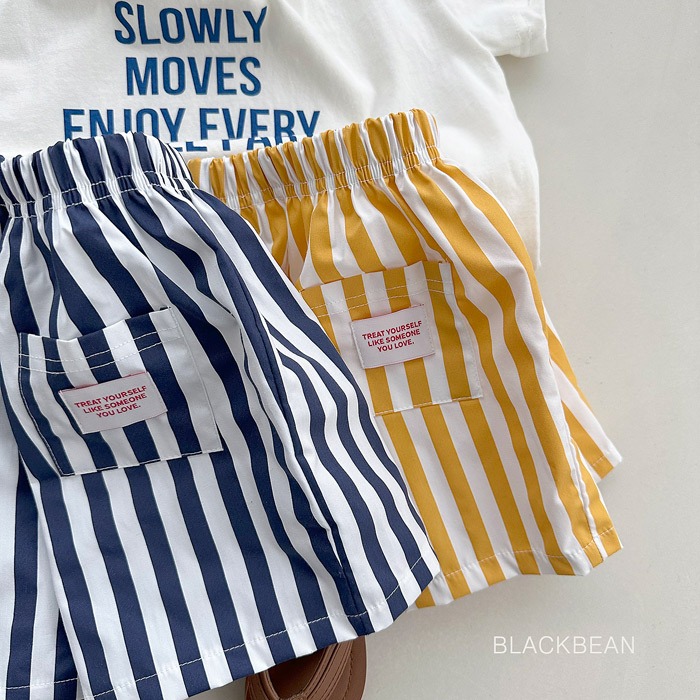 26夏 正韓 BLACKBEAN｜Everyday Basic 夏日海灘必備 直條短褲-細節圖7