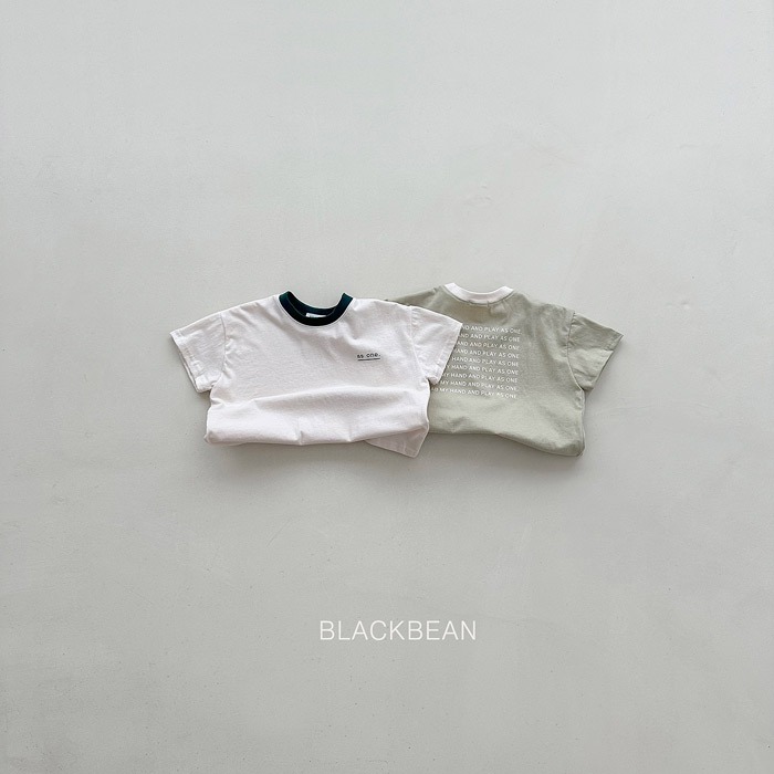 26夏 正韓 BLACKBEAN｜Everyday Basic 舒服配色 字母短T-細節圖2