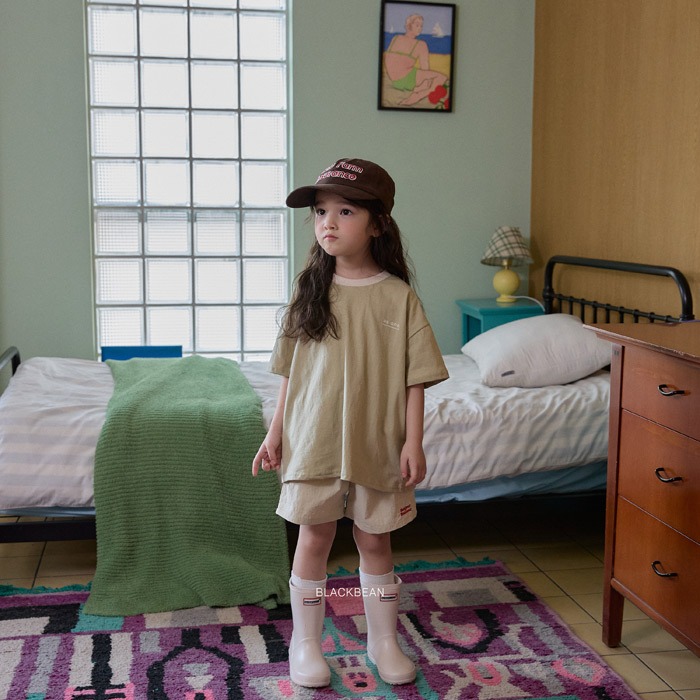 26夏 正韓 BLACKBEAN｜Everyday Basic 舒服配色 字母短T-細節圖6