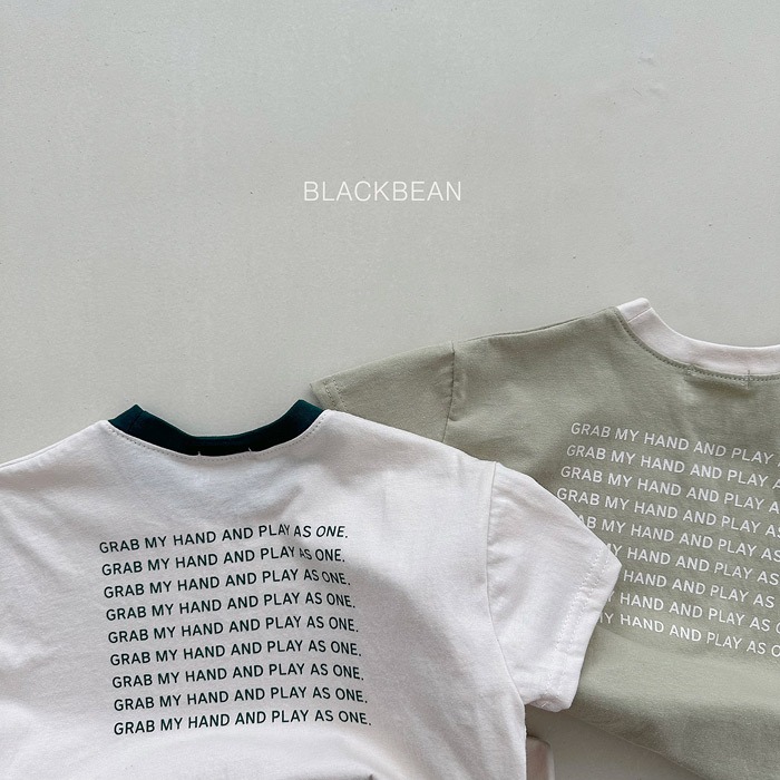 26夏 正韓 BLACKBEAN｜Everyday Basic 舒服配色 字母短T-細節圖9