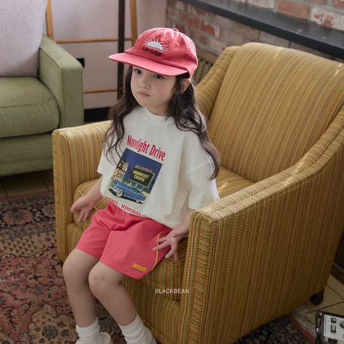 26夏 正韓 BLACKBEAN｜Everyday Basic 美式古董車 印花短T-細節圖4