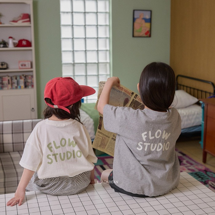 26夏 正韓 BLACKBEAN｜Everyday Basic  簡約配色 字母短T-細節圖3