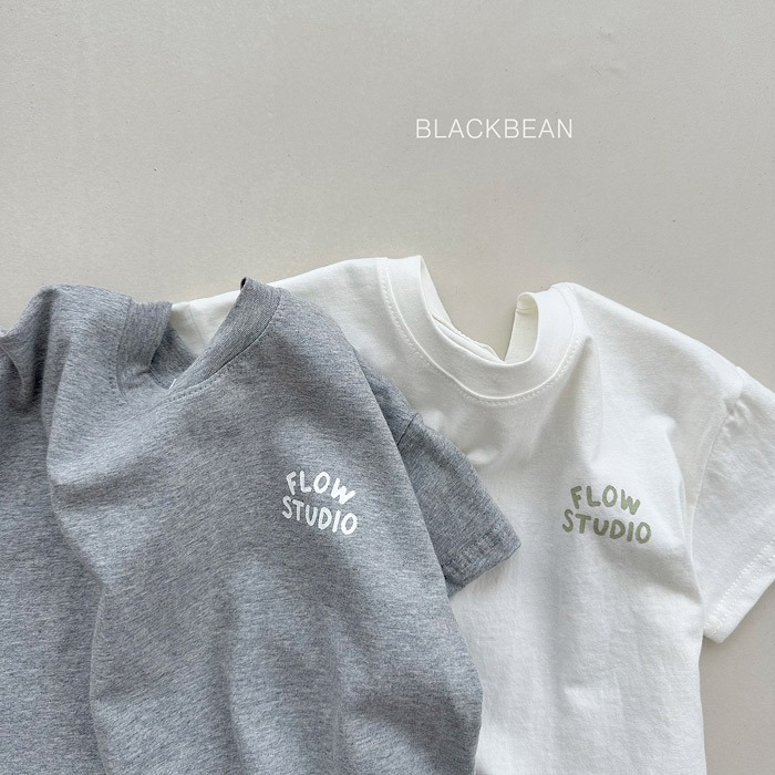 26夏 正韓 BLACKBEAN｜Everyday Basic  簡約配色 字母短T-細節圖7
