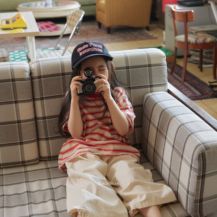 26夏 正韓 BLACKBEAN｜Everyday Basic 不敗款條紋 短T-細節圖4