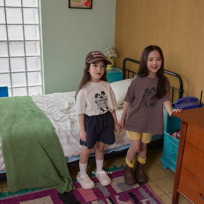 26夏 正韓 BLACKBEAN｜Everyday Basic 夏日兔兔 印花短T-細節圖3