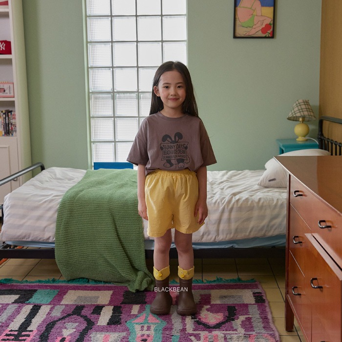 26夏 正韓 BLACKBEAN｜Everyday Basic 夏日兔兔 印花短T-細節圖5