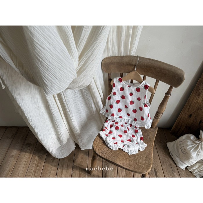 26夏 正韓 MACBEBE｜Pure Baby 棉紗無袖套裝-細節圖4