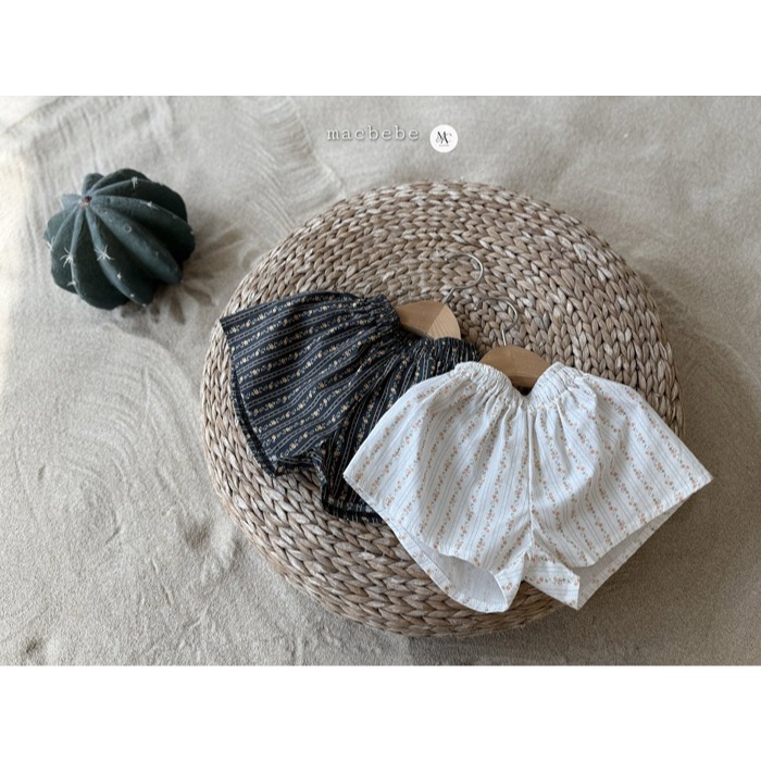26夏 正韓 MACBEBE｜Pure Baby 小碎花 渡假套裝-細節圖5