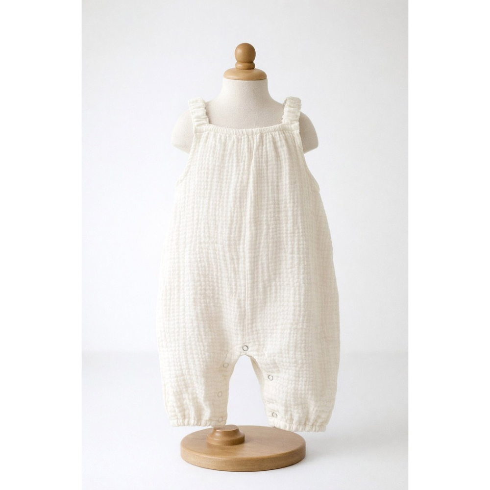 26夏 正韓 MACBEBE｜Pure Baby 無袖連身裝-細節圖4