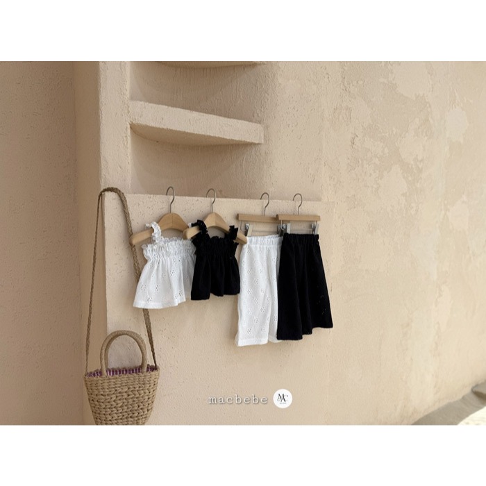 26夏 正韓 MACBEBE｜Pure Baby 極美 雕花蕾絲 套裝 大推-細節圖2