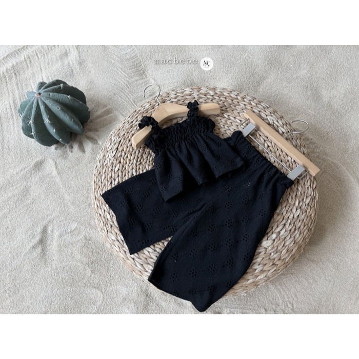 26夏 正韓 MACBEBE｜Pure Baby 極美 雕花蕾絲 套裝 大推-細節圖4