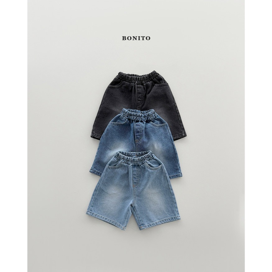 26夏 正韓 BONITO｜Color Street 復古刷色 丹寧短褲-細節圖5