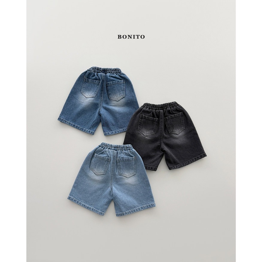 26夏 正韓 BONITO｜Color Street 復古刷色 丹寧短褲-細節圖6