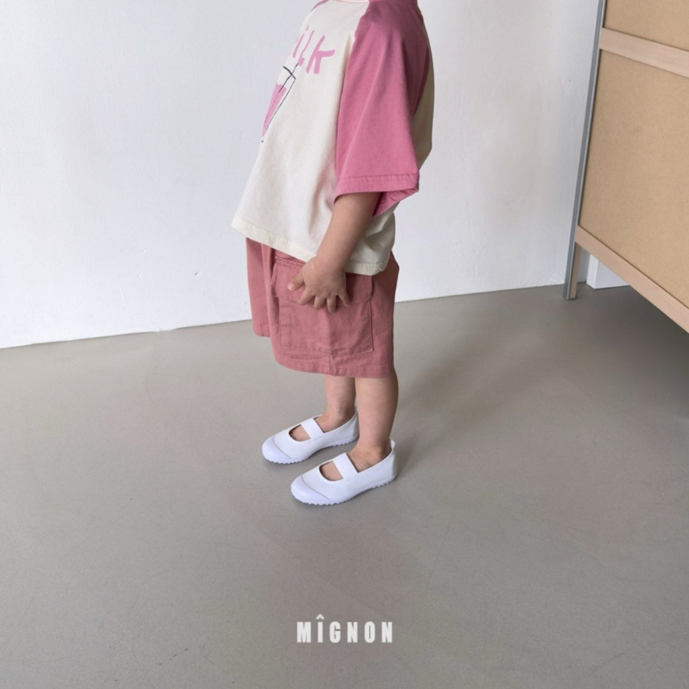 26夏 正韓 MIGNON｜Kid Casual 側口袋 五分短褲-細節圖4