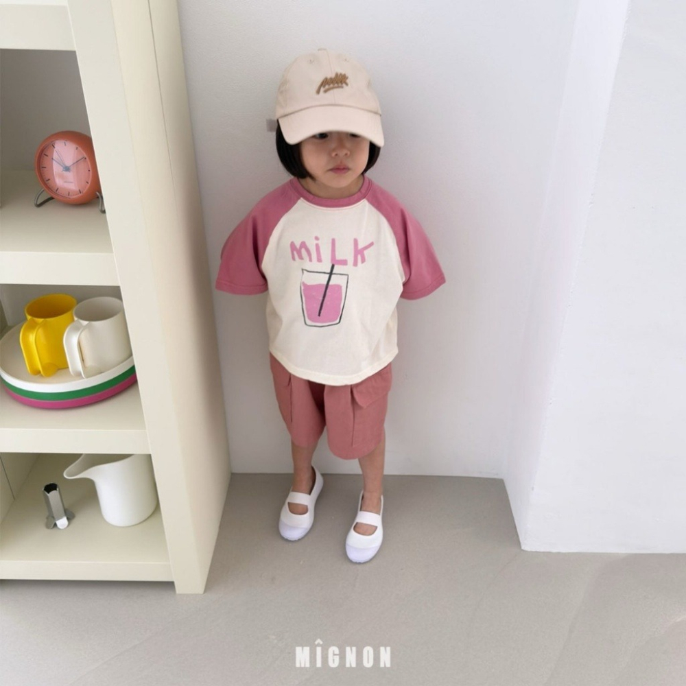 26夏 正韓 MIGNON｜Kid Casual 側口袋 五分短褲-細節圖5