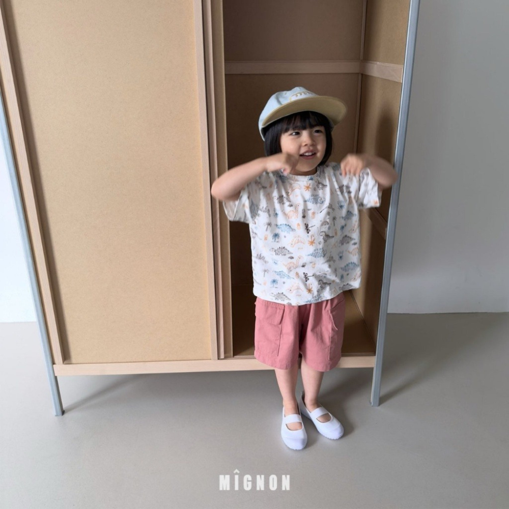 26夏 正韓 MIGNON｜Kid Casual 側口袋 五分短褲-細節圖6