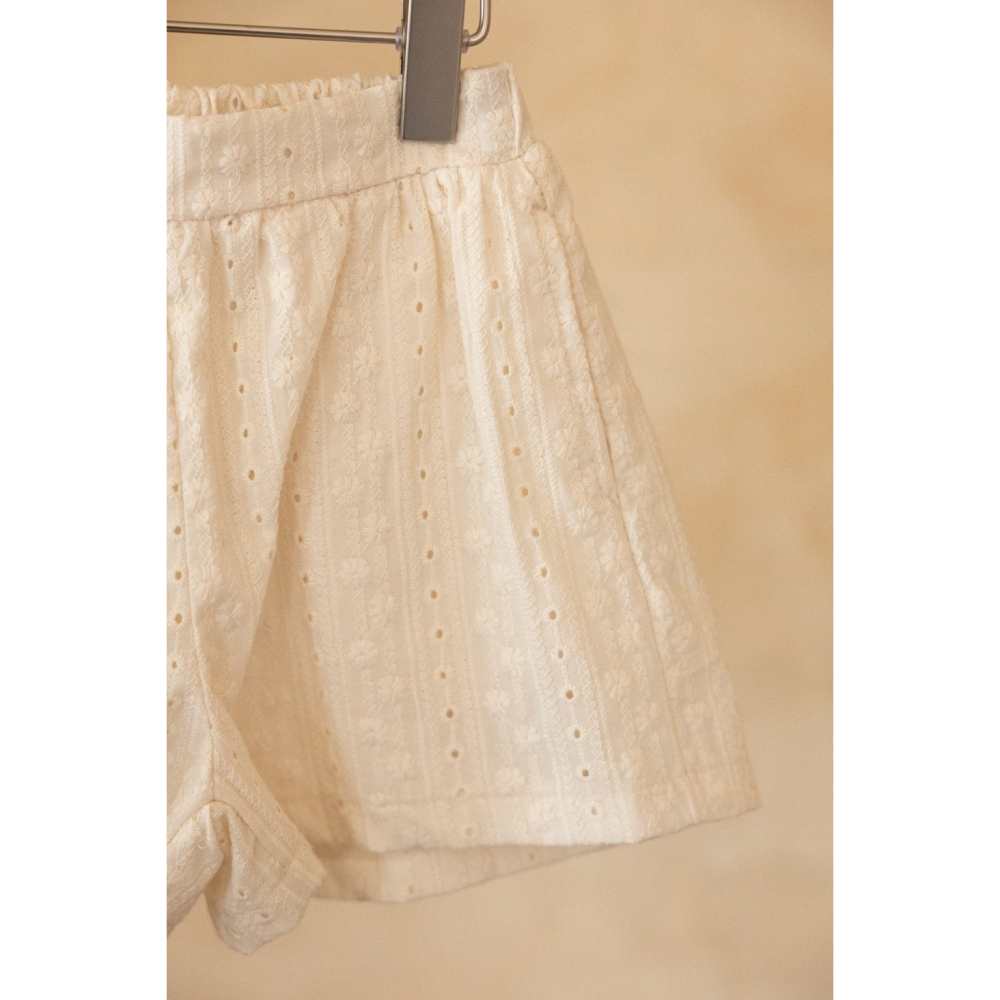 26夏 正韓 Perrobebe｜Cottage Story 蕾絲綁帶上衣套裝 大推款-細節圖9