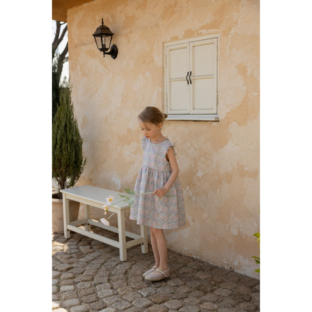 26夏 正韓 Perrobebe｜Cottage Story 碎花洋裝 氣質款-細節圖2