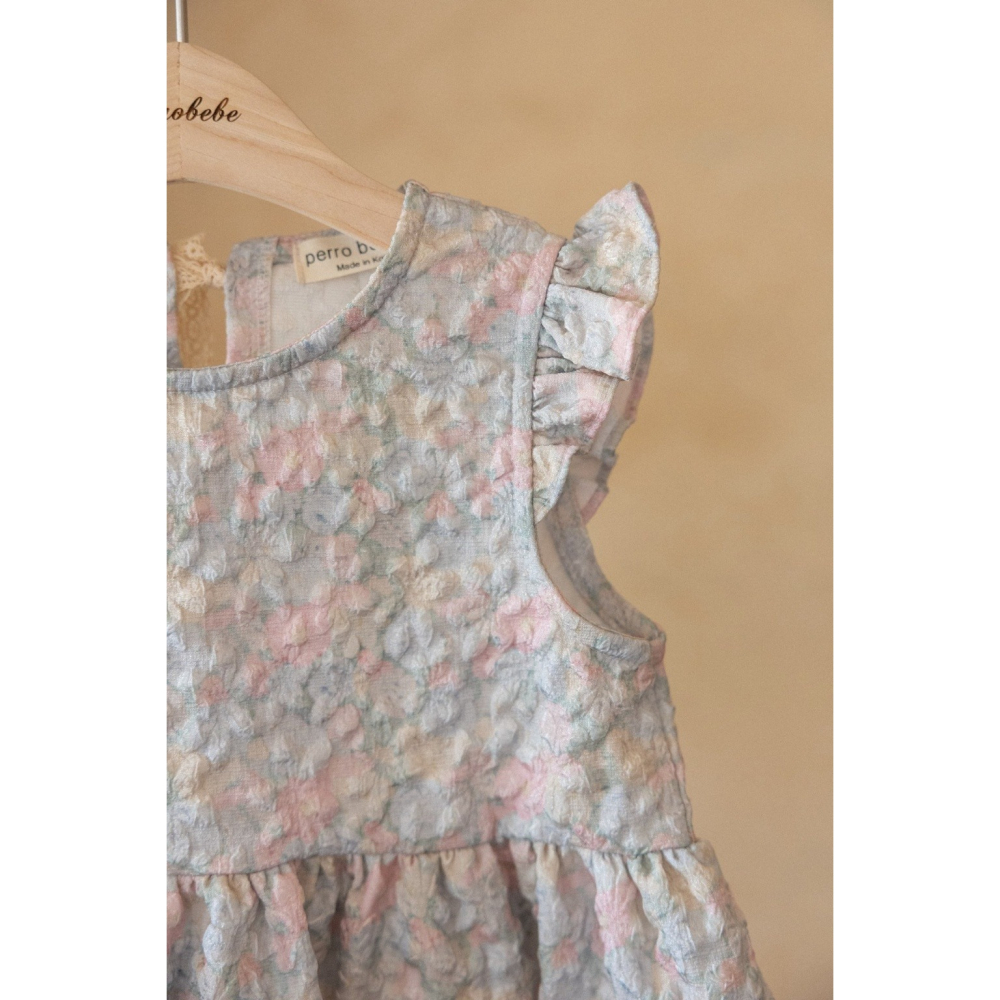 26夏 正韓 Perrobebe｜Cottage Story 碎花洋裝 氣質款-細節圖8