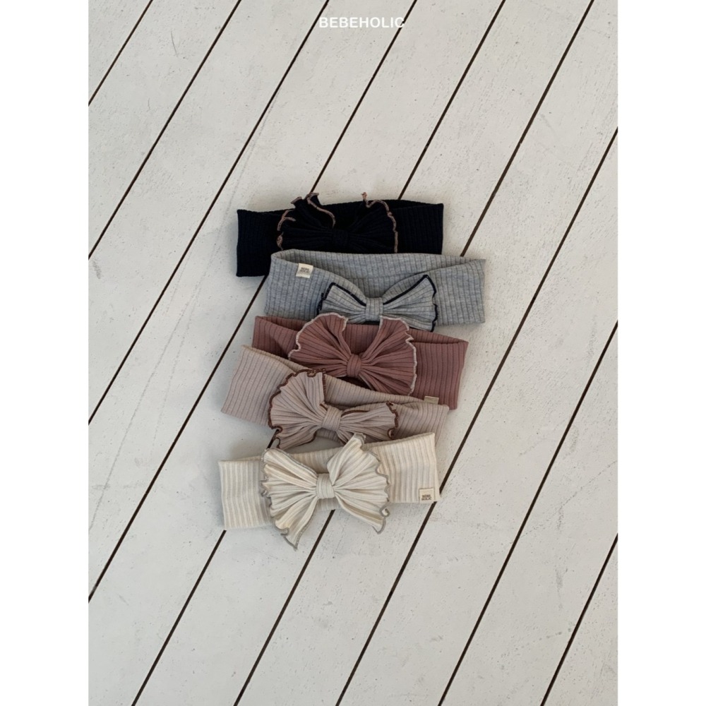 26夏 正韓 BEBEHOLIC｜Pure Lace 純棉 蝴蝶結髮帶-細節圖2