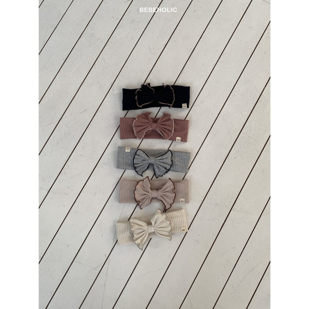 26夏 正韓 BEBEHOLIC｜Pure Lace 純棉 蝴蝶結髮帶-細節圖3