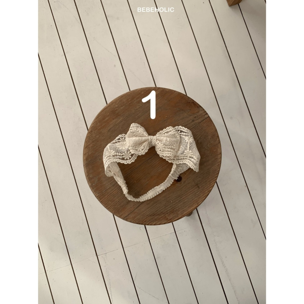 26夏 正韓 BEBEHOLIC｜Pure Lace  蕾絲髮帶-細節圖2