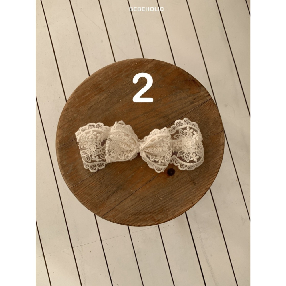 26夏 正韓 BEBEHOLIC｜Pure Lace  蕾絲髮帶-細節圖3