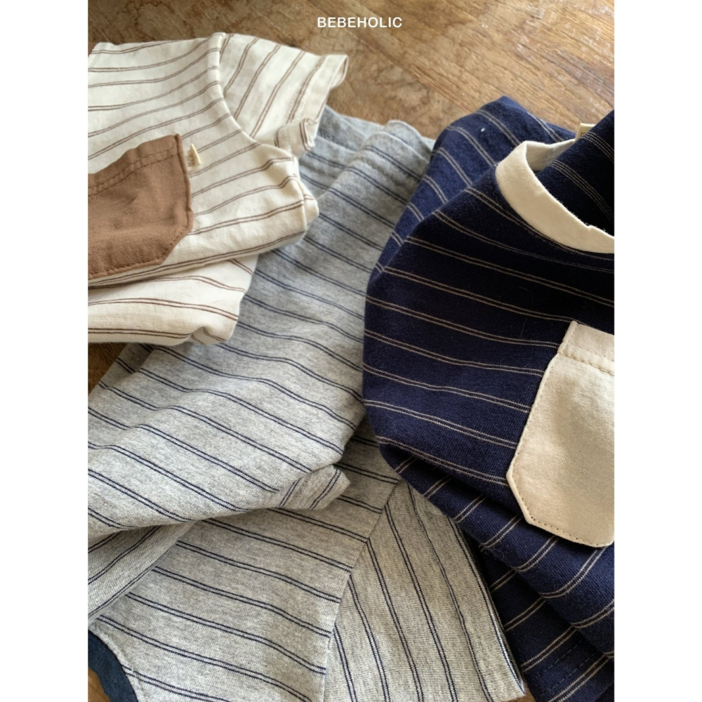 26夏 正韓 BEBEHOLIC｜Pure Lace 經典條紋上衣-細節圖4