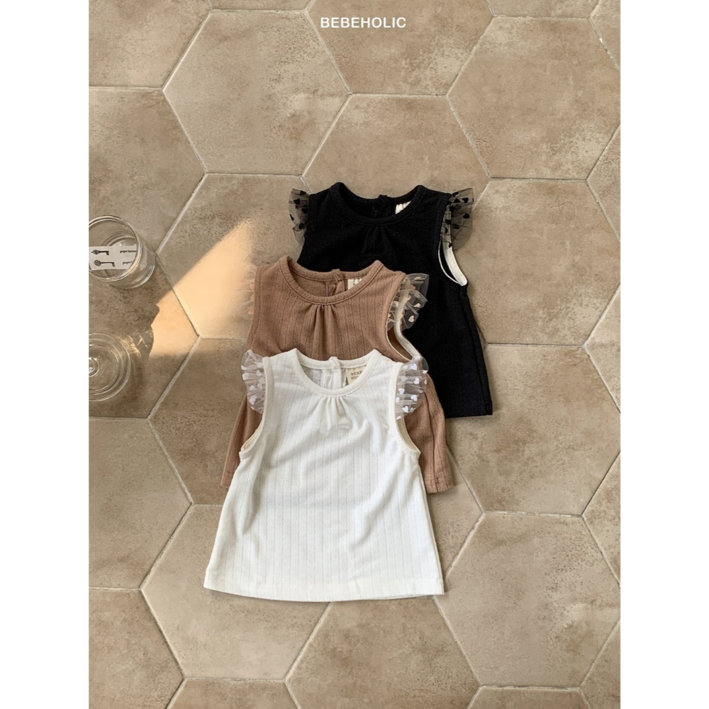 26夏 正韓 BEBEHOLIC｜Pure Lace 質感壓紋上衣-細節圖3