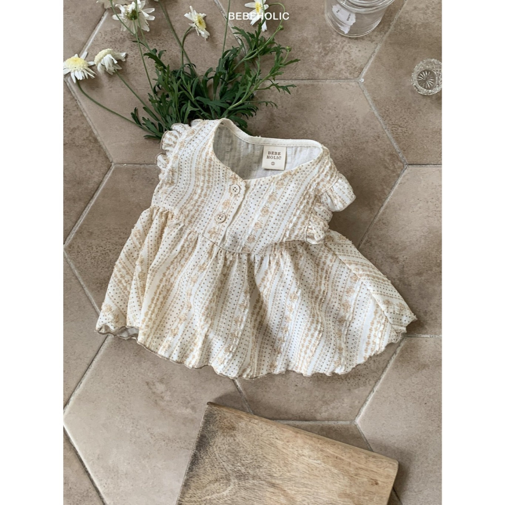 26夏 正韓 BEBEHOLIC｜Pure Lace 圖騰娃娃上衣-細節圖2