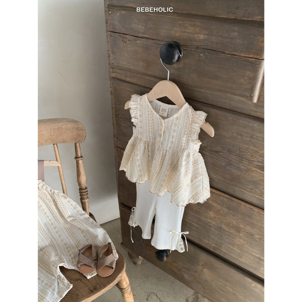 26夏 正韓 BEBEHOLIC｜Pure Lace 圖騰娃娃上衣-細節圖4