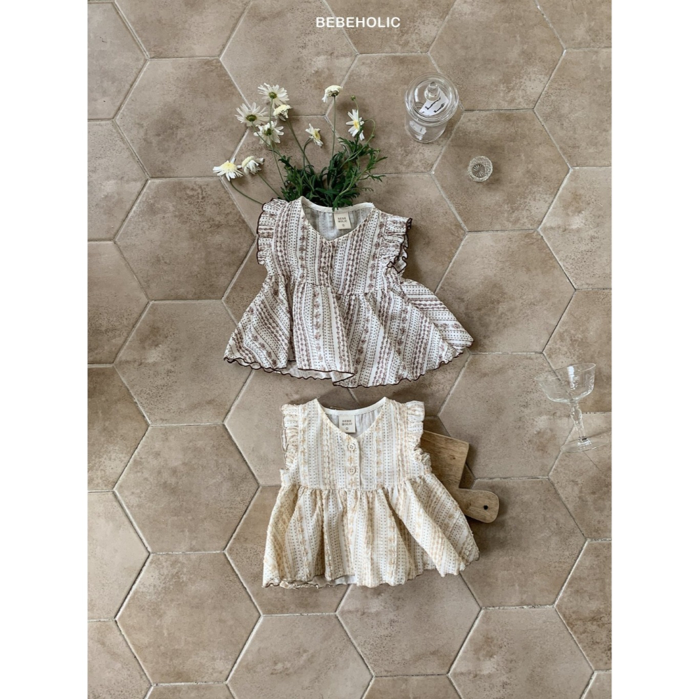 26夏 正韓 BEBEHOLIC｜Pure Lace 圖騰娃娃上衣-細節圖6