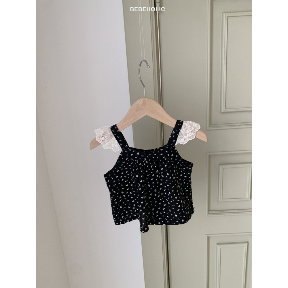 26夏 正韓 BEBEHOLIC｜Pure Lace 飄逸布蕾絲 無袖上衣-細節圖5