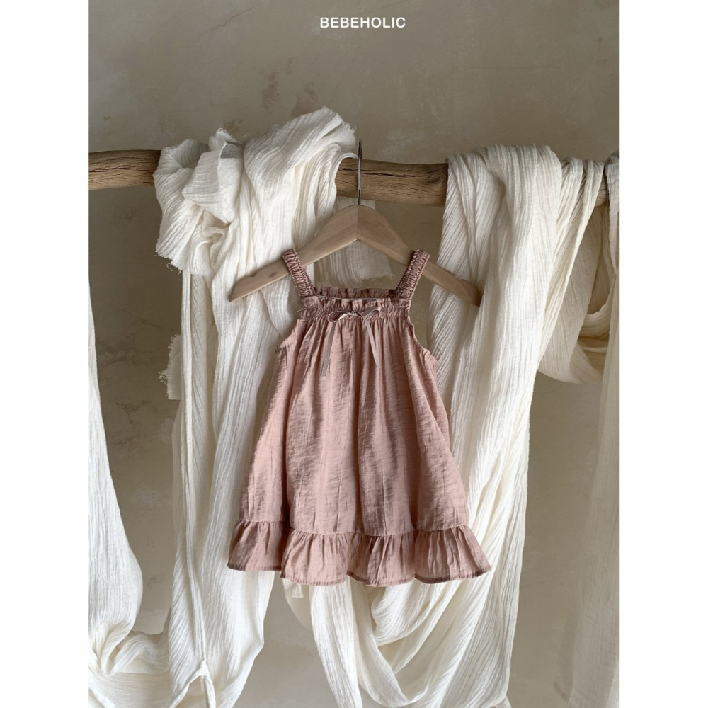 26夏 正韓 BEBEHOLIC｜Pure Lace 輕飄飄 抓皺洋裝-細節圖3