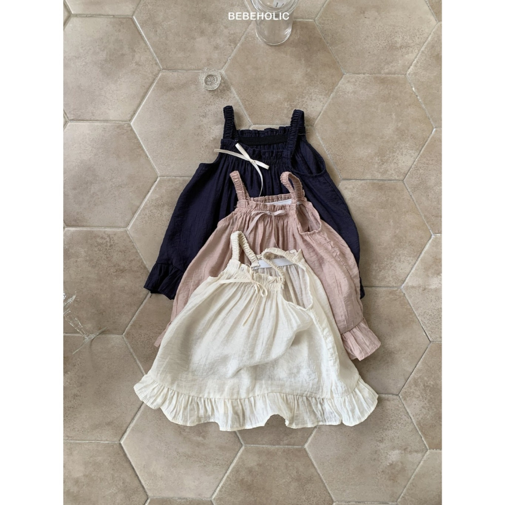 26夏 正韓 BEBEHOLIC｜Pure Lace 輕飄飄 抓皺洋裝-細節圖6