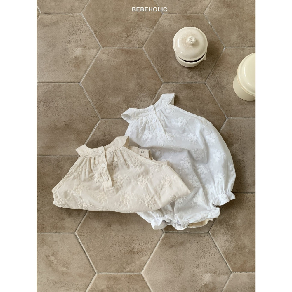 26夏 正韓 BEBEHOLIC｜Pure Lace 極美質感刺繡 削肩包屁衣 大推款-細節圖3