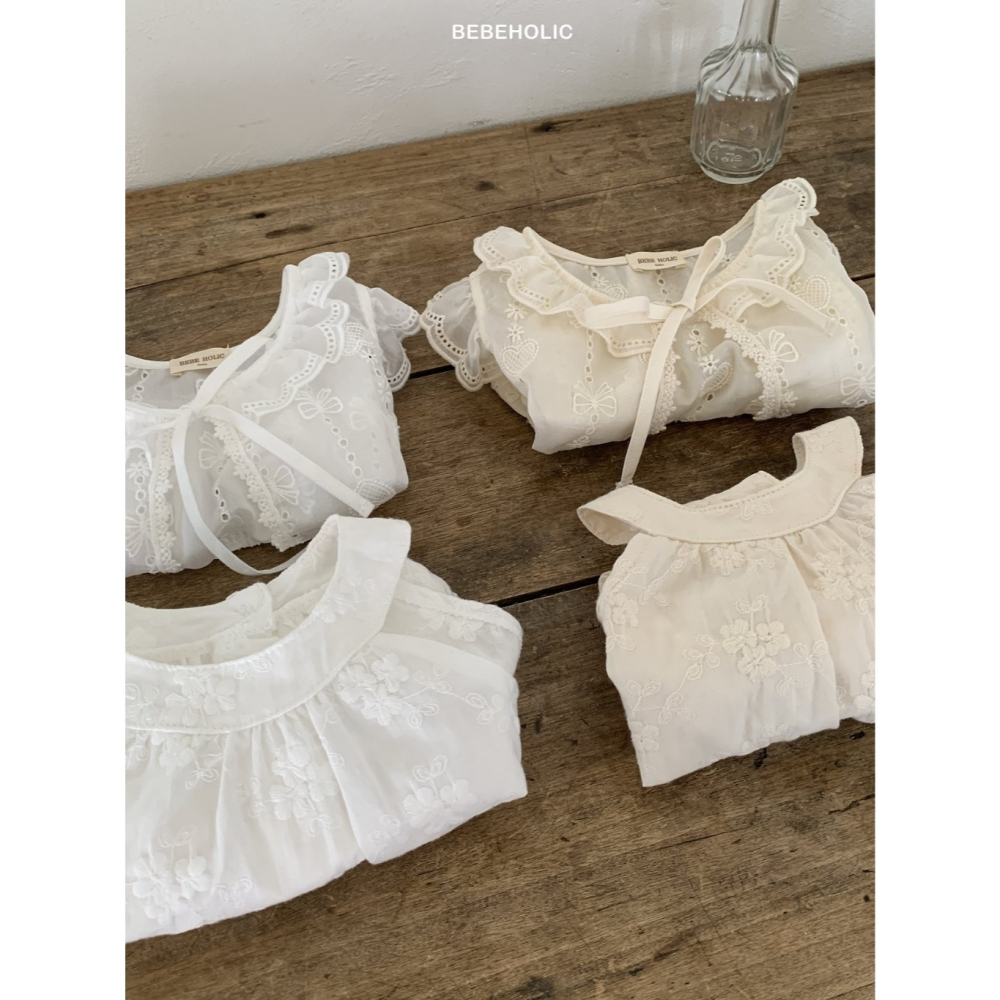 26夏 正韓 BEBEHOLIC｜Pure Lace 極美質感刺繡 削肩包屁衣 大推款-細節圖4