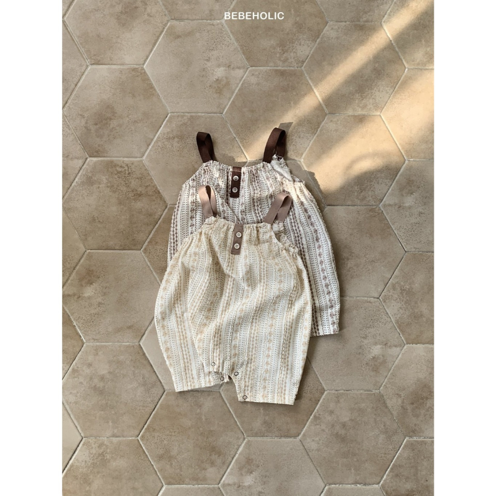 26夏 正韓 BEBEHOLIC｜Pure Lace 圖騰 無袖連身褲-細節圖4